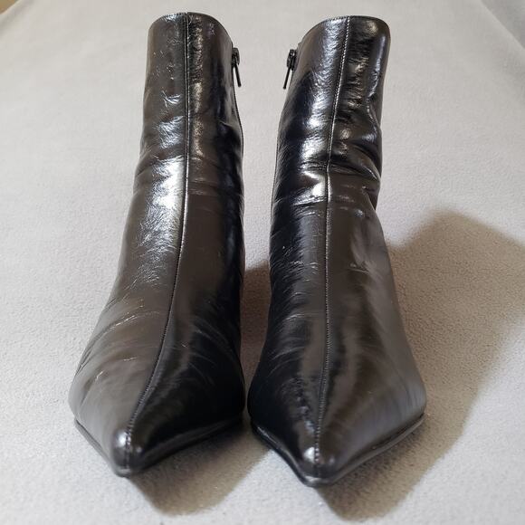 Jeffrey Campbell Sindee Boots in Black Size 8.5 JCAM-WZ1687 Kitten Heels - Picture 3 of 14